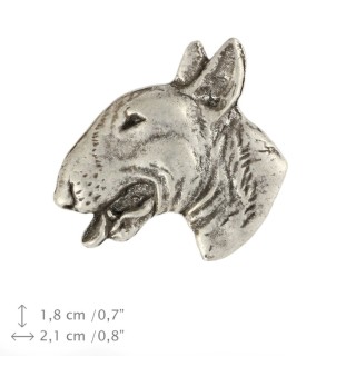 Bulterier pin posrebrzony Art-Dog